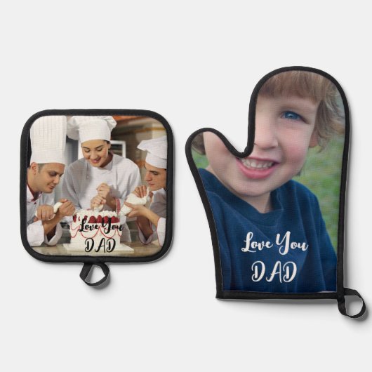 Aangepaste foto pot houders set (Voorkant)