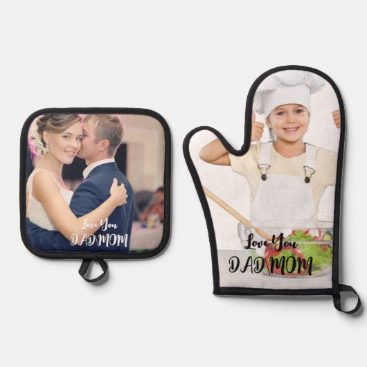 Aangepaste foto pot houders set (Voorkant)