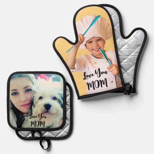 Aangepaste foto pot houders set (Voorkant / Achterkant)