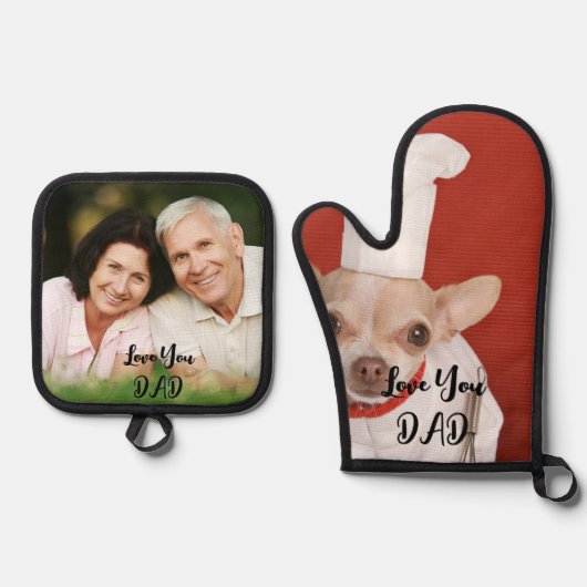 Aangepaste foto pot houders set (Voorkant)