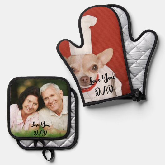 Aangepaste foto pot houders set (Voorkant / Achterkant)