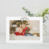 Aangepaste foto Prettige feestdagen Typografie Xma Feestdagenkaart (Staand voorkant)