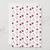 Aangepaste foto Prettige feestdagen van de hond Feestdagenkaart (Achterkant)