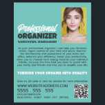 Aangepaste foto, professionele organisator flyer<br><div class="desc">De gepersonaliseerde Foto,  de Professionele Organisator Adverteren brochures door de opslag van het Visitekaartje.</div>