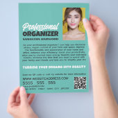 Aangepaste foto, professionele organisator flyer (Hand)