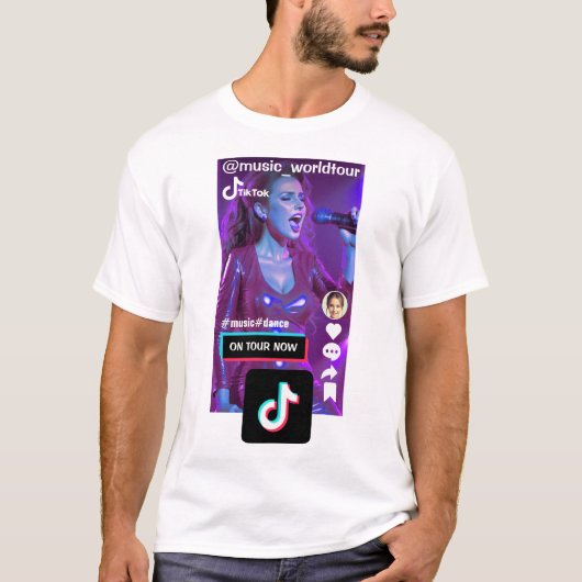 Aangepaste foto-promo T-Shirt (Voorkant)
