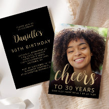 Aangepaste foto Proost 30e verjaardag Party