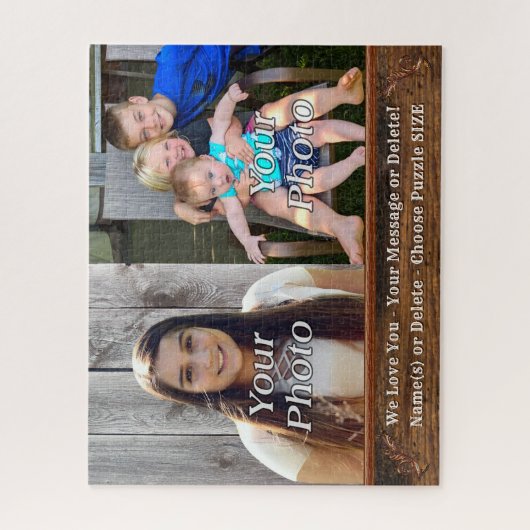 Aangepaste foto Puzzle 500 stuks, 2 Afbeeldingen e Legpuzzel (Verticaal)