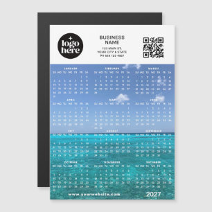 Aangepaste foto QR-code logo 2027 magnetische kale