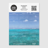 Aangepaste foto QR-code logo 2027 magnetische kale (Voorkant)