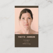 Aangepaste foto Qr Code Logo Professional Couche Visitekaartje (Voorkant)