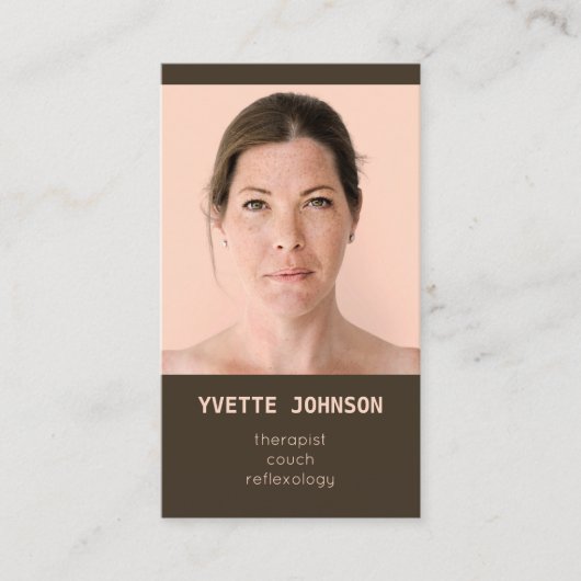 Aangepaste foto Qr Code Logo Professional Couche Visitekaartje (Voorkant)