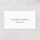 Aangepaste foto Qr code moderne merkkleur Visitekaartje (Voorkant)