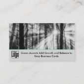 Aangepaste Foto QR-code Sociaal Landschap Visitekaartje (Achterkant)