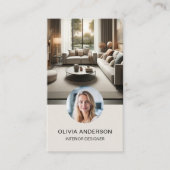 Aangepaste Foto QR Code Social Media Professional Visitekaartje (Voorkant)