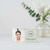 Aangepaste Foto QR Code Visitekaartje (Staand voorkant)