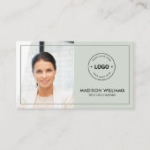 Aangepaste Foto QR Code Visitekaartje (Voorkant)