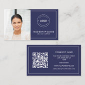 Aangepaste Foto QR Code Visitekaartje (Voorkant / Achterkant)