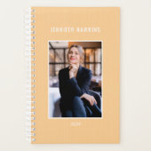 Aangepaste foto rand l Professioneel Elegant Wekel Planner (Voorkant)