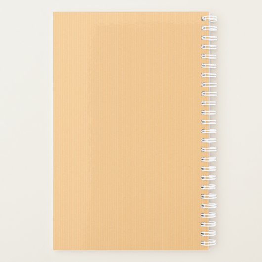 Aangepaste foto rand l Professioneel Elegant Wekel Planner (Achterkant)