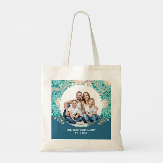 Aangepaste foto-reeks - Aanpassen Tote Bag (Achterkant)
