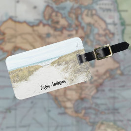 Aangepaste foto reisvakantie bagagelabel