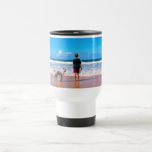 Aangepaste foto reizen mok uw eigen design geschen