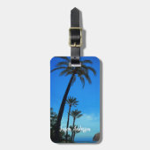 Aangepaste foto reizen vakantie bagagelabel (Voorkant verticaal)