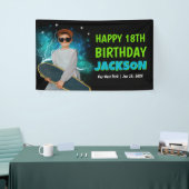 Aangepaste foto retro bootleg rap verjaardags welk spandoek (Beurs)