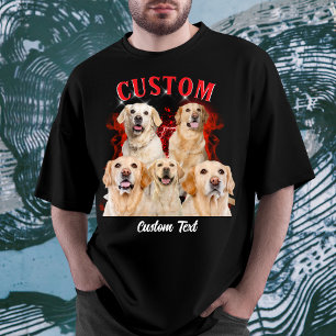 Aangepaste Foto Retro Vintage 90s Personaliseer Pe T-shirt