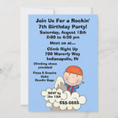 Aangepaste foto-rockmuur klimaatopwarming op zater kaart (Achterkant)