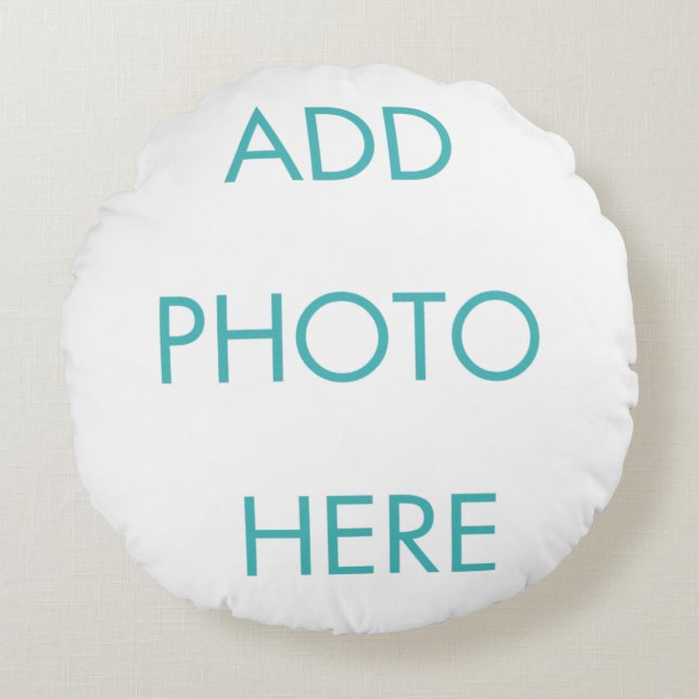 Aangepaste foto rond kussen (Voorkant)