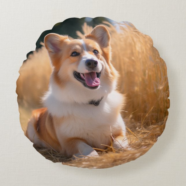 Aangepaste foto rond kussen (Voorkant)