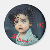 Aangepaste foto Rond Magnet (Voorkant)