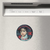 Aangepaste foto Rond Magnet (Insitu (Vaatwasser))