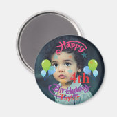 Aangepaste foto Rond Magnet (Voorkant / Achterkant)