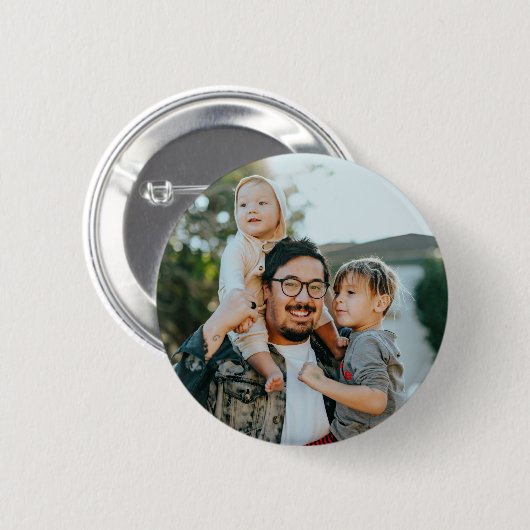 Aangepaste foto ronde button 5,7 cm (Voorkant /achterkant)