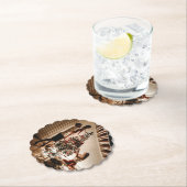 Aangepaste foto ronde coaster kartonnen onderzetters (Insitu)