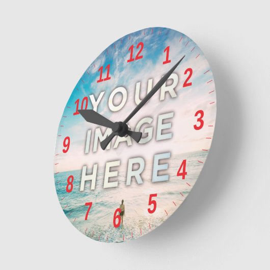 Aangepaste foto ronde klok (Hoek)