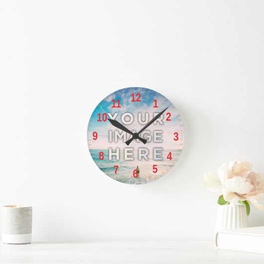 Aangepaste foto ronde klok (Huis)