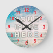 Aangepaste foto ronde klok (Voorkant)