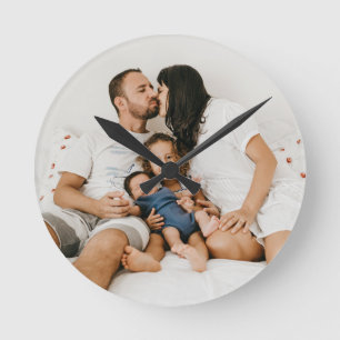 Aangepaste foto ronde klok