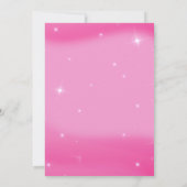 Aangepaste foto Roze Achtergrond Verjaardag Uitnod Kaart (Achterkant)