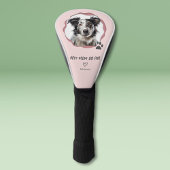 Aangepaste Foto Roze Hond Beste Mam van Par Golfheadcover