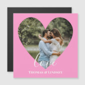 Aangepaste foto Roze Lijst Moderne kalligrafie (Voorkant / Achterkant)