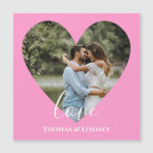 Aangepaste foto Roze Lijst Moderne kalligrafie (Voorkant)