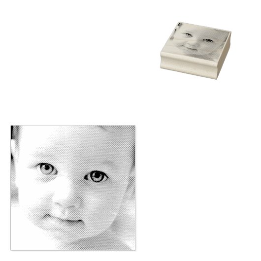 Aangepaste foto Rubber Stamp Rubberstempel (Gestempeld)