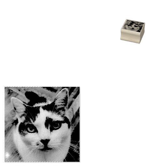 Aangepaste foto rubberstempel (Gestempeld)