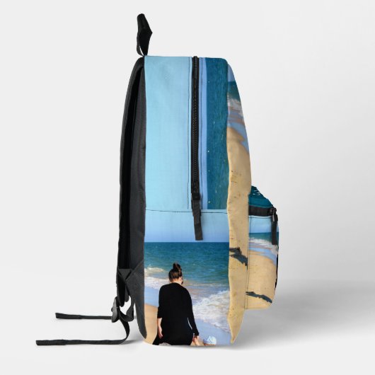 Aangepaste foto rugzak met uw foto's en tekst (Links)