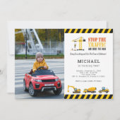 Aangepaste foto 's op zaterdag bouwwagen kaart (Voorkant)